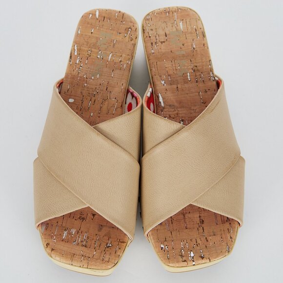 KORKS Faux Leather Draya Platform Sandal Women's Size 9 - Picture 2 of 11